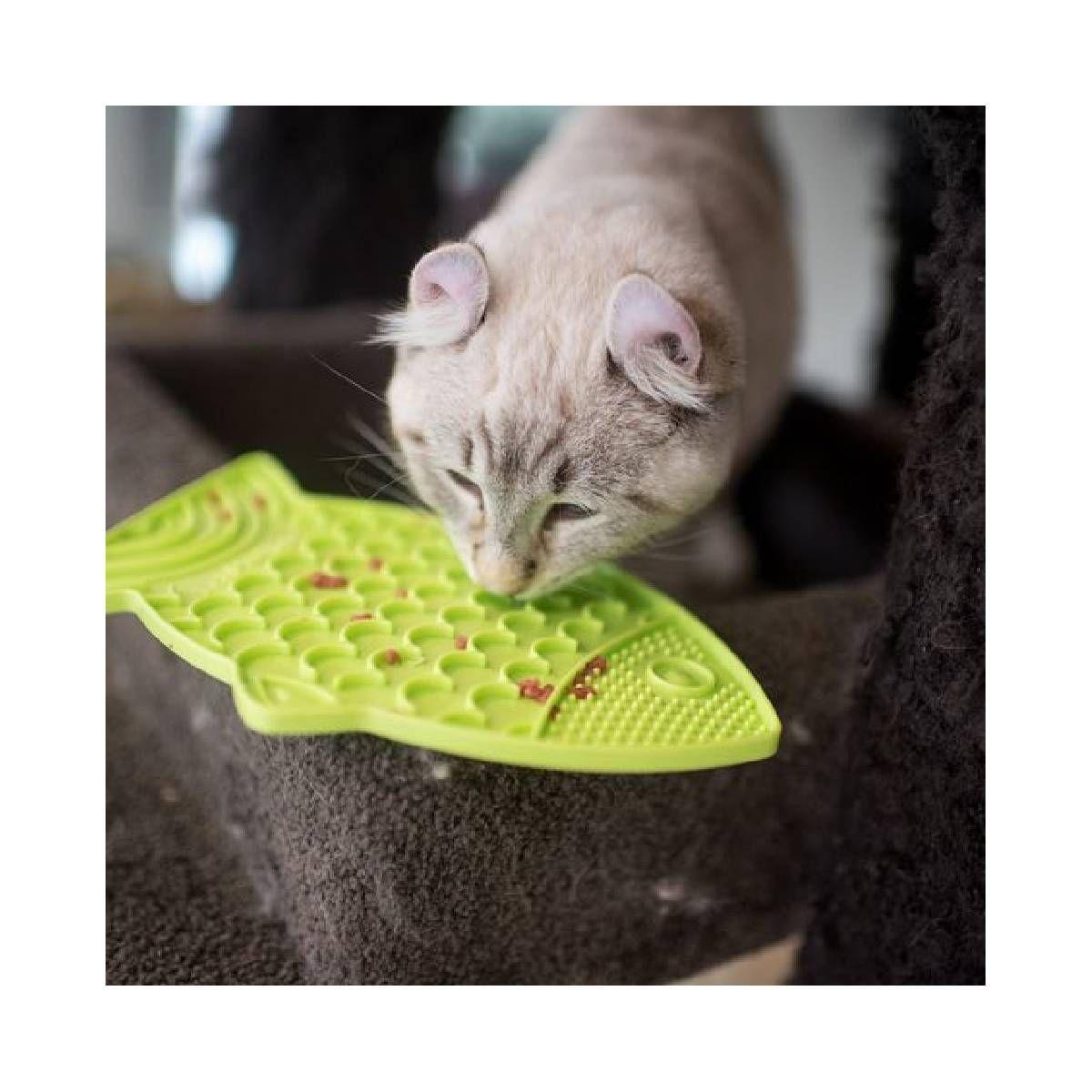 Lickimat Casper Verde Para Gatos-1