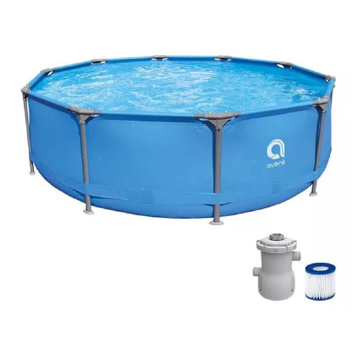 Piscina Estructural Redonda De 300x76 Cms De 4.300 Litros-1