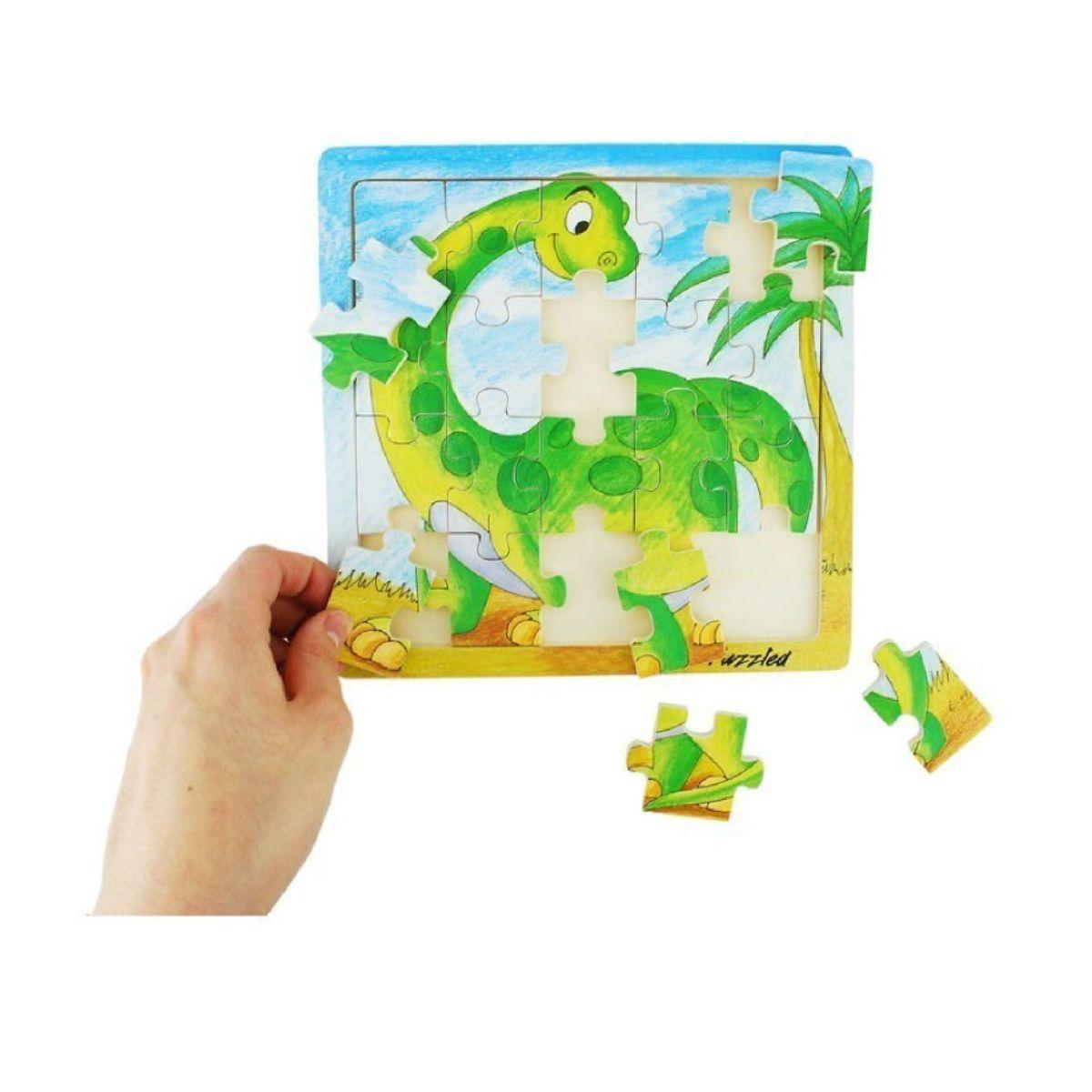 Puzzle Dinosaurio Madera Dactic-1