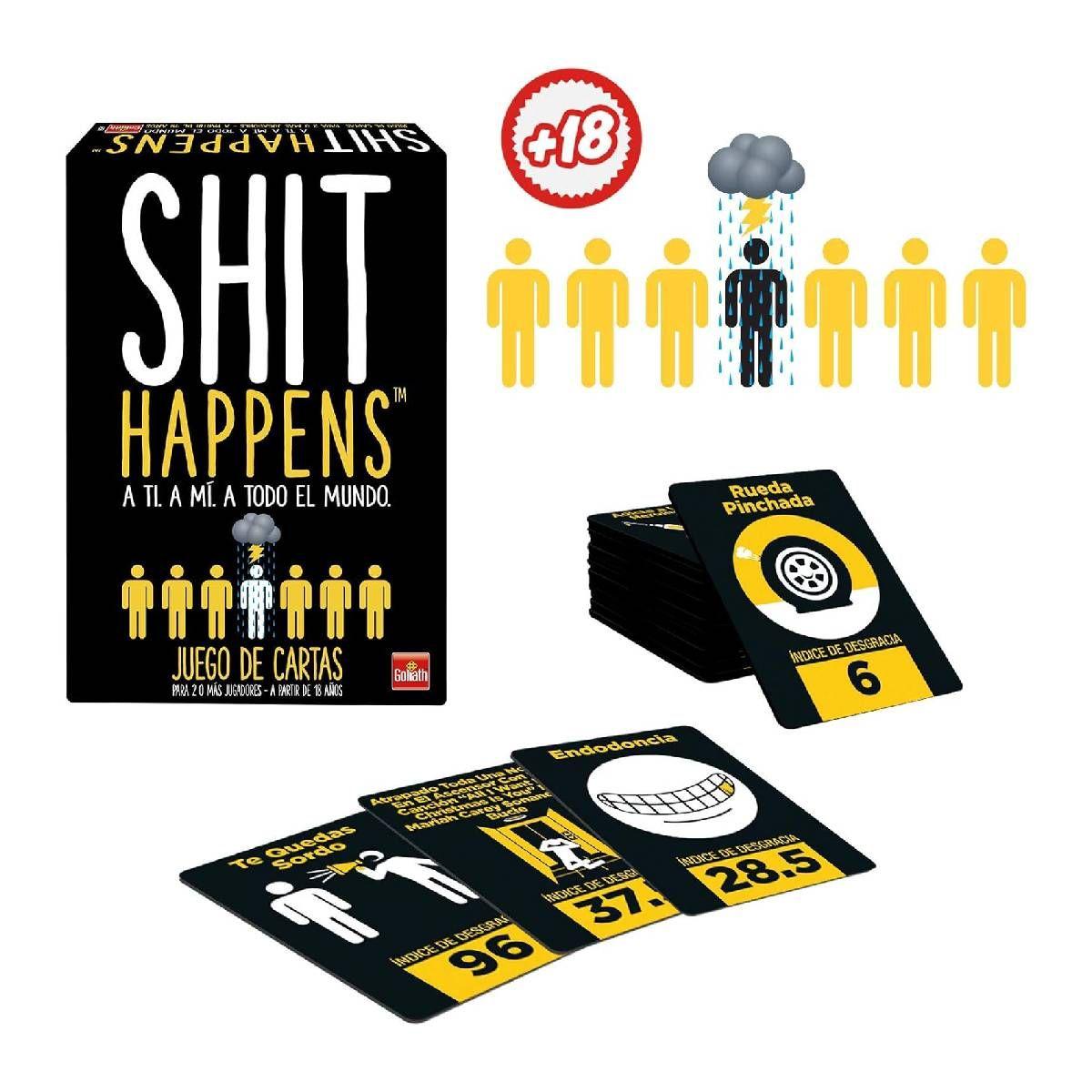 Juego de mesa 2 a 6 jugadores habilidad Shit Happens-4