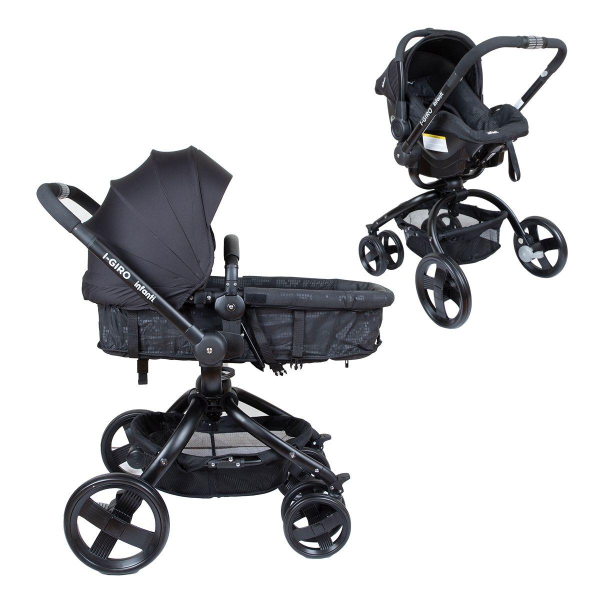 Coche Travel System I-Giro Bright Black Infanti-0