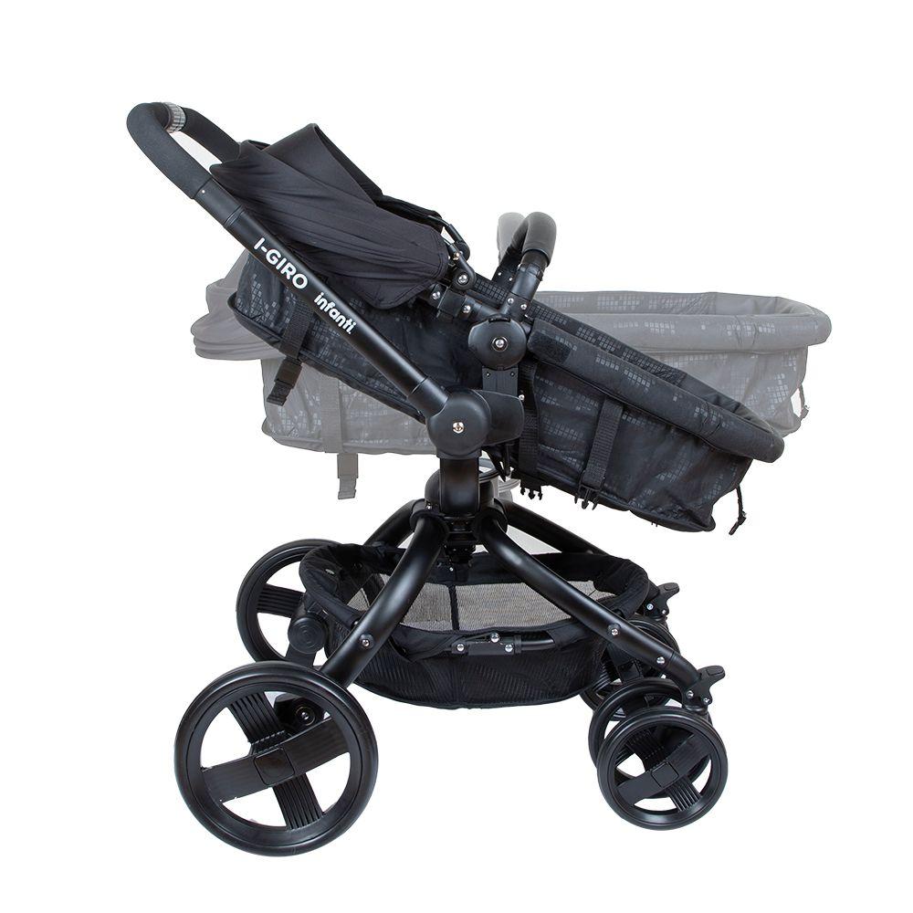 Coche Travel System I-Giro Bright Black Infanti-3