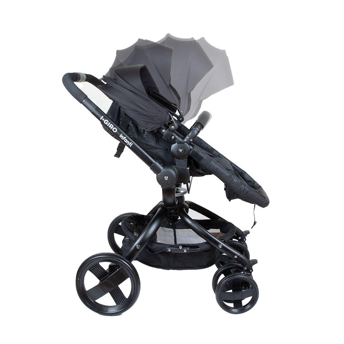 Coche Travel System I-Giro Bright Black Infanti-4