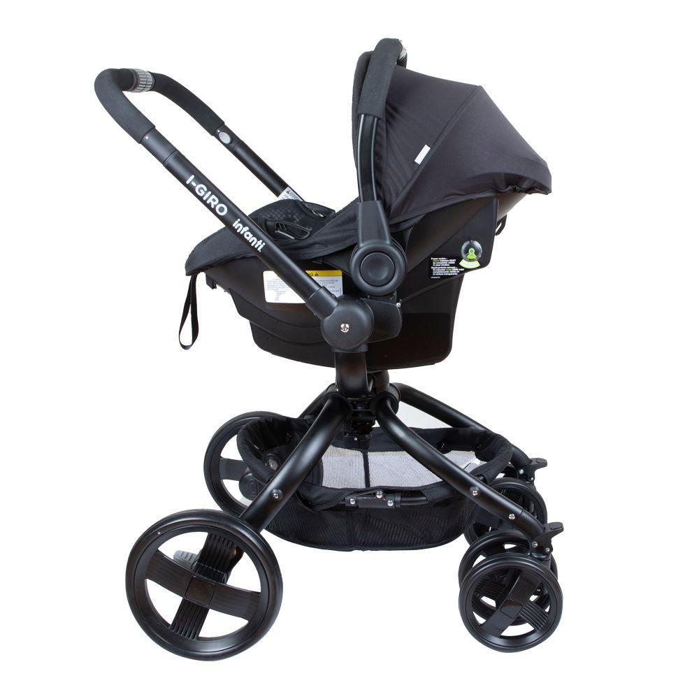 Coche Travel System I-Giro Bright Black Infanti-9