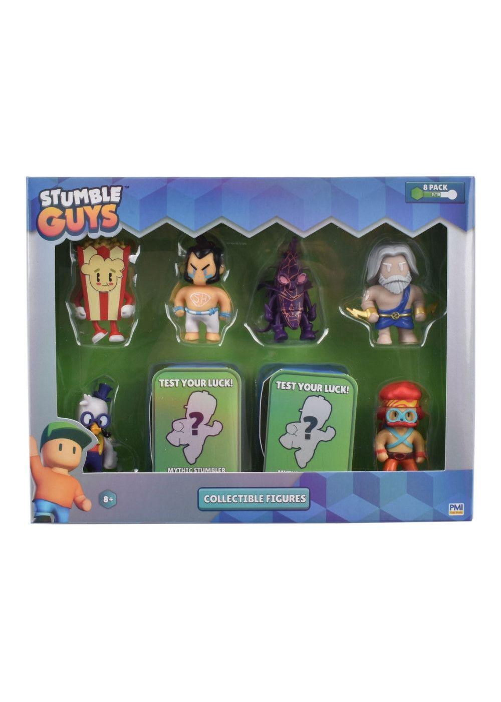 Pack De 8 Figuras 5 Cms Stumble Guys Mythic - Popcorn-2