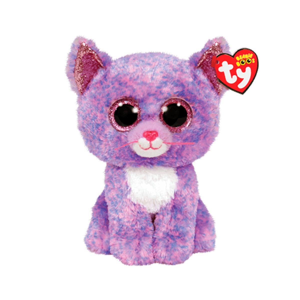Ty Beanie Boos Cassidy Gato Lavanda Regular-2