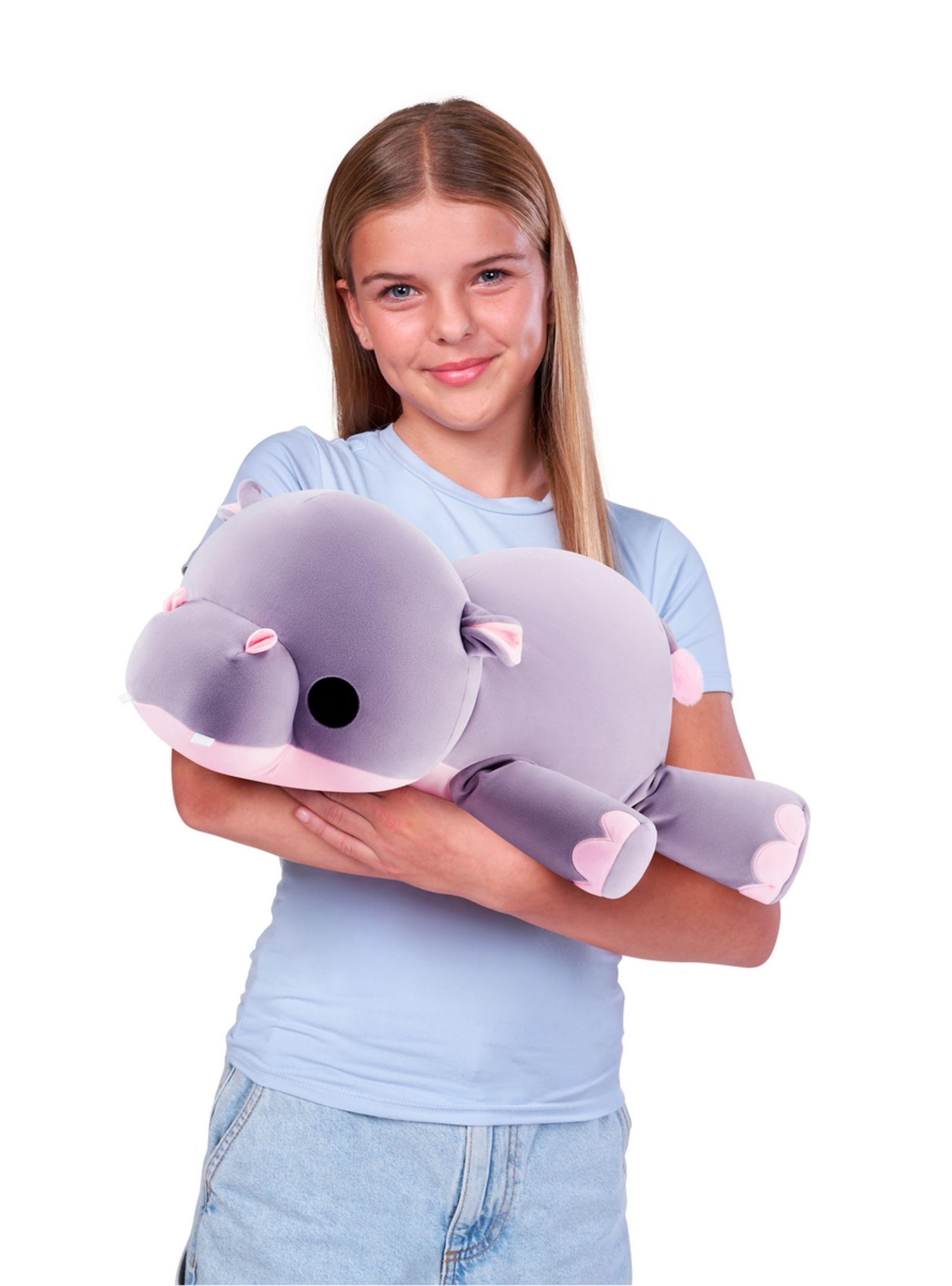 Peluche Blandito Mediano Hug-A-Lumps De Zuru - Harley Hipopótamo-3