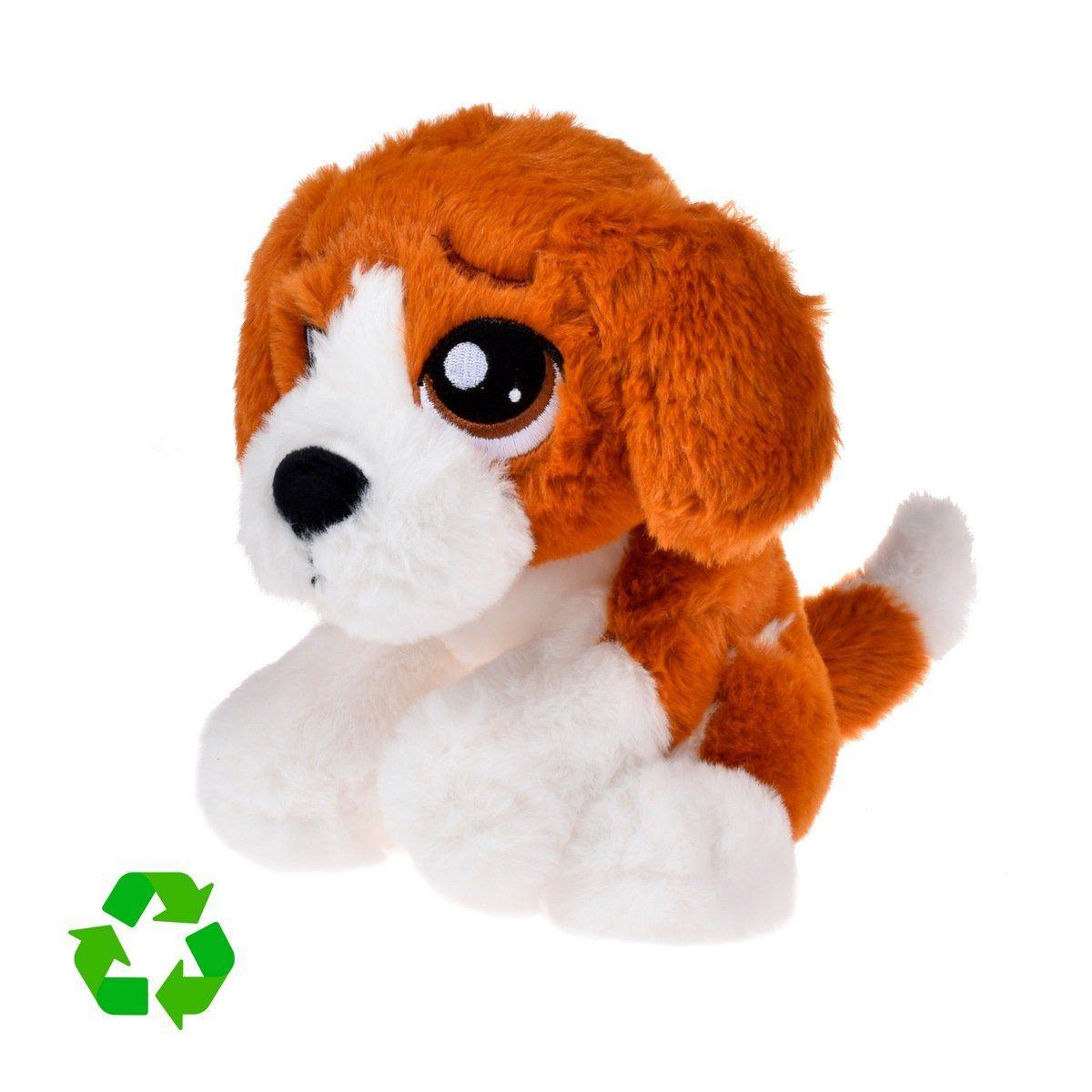 PERRO PELUCHE MATERIAL RECICLADO RESOFTABLES - BEAGLE-4