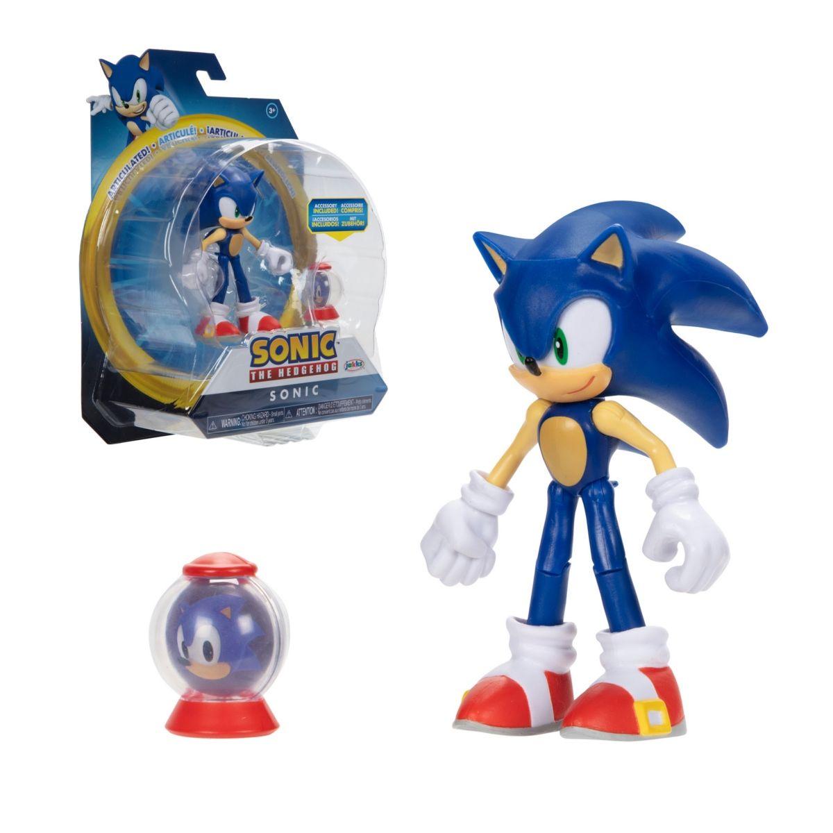 Figura Sonic 10 Cm. Con Accesorio - Modern Sonic Con Esfera-0