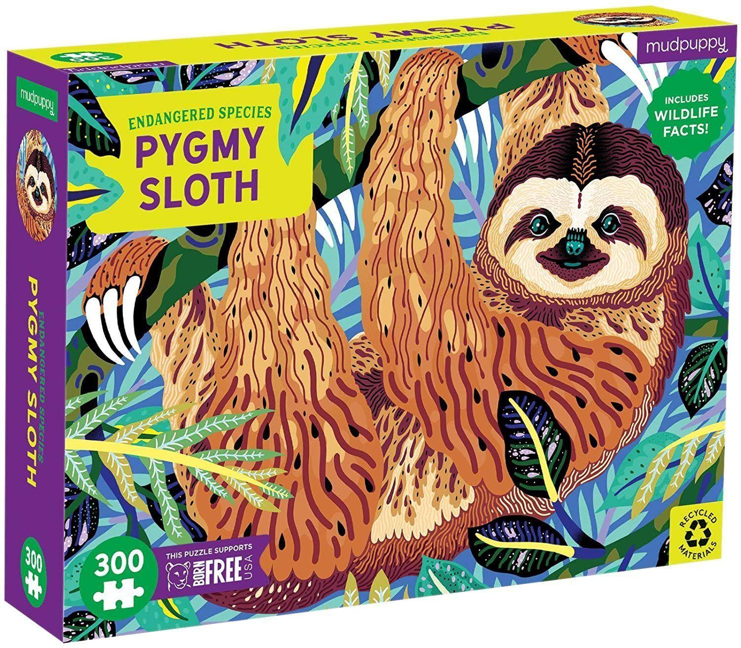 PUZZLE 300PCS, PEREZOSO PIGMEO, PELIGRO EXTINCIÓN-2