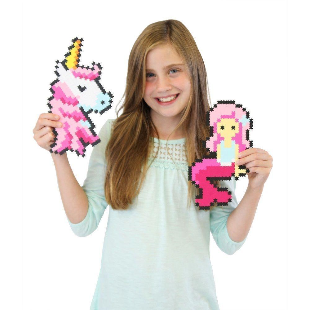 JIXELZ PUZZLE DE PIXELES 700 PC SET, FANTASIA-1