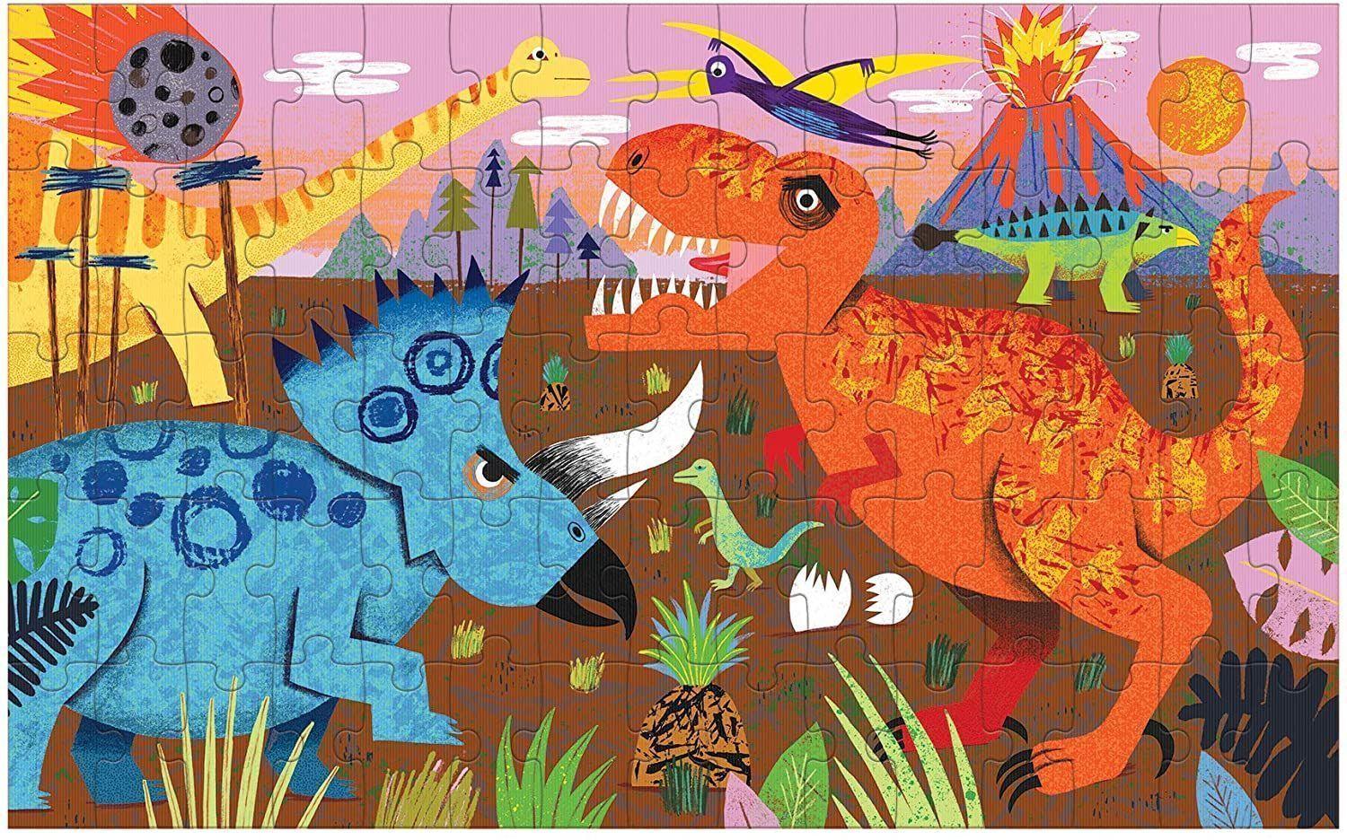 PUZZLE 75PCS LENTICULAR, RUGIDO DE DINOSAURIO-2