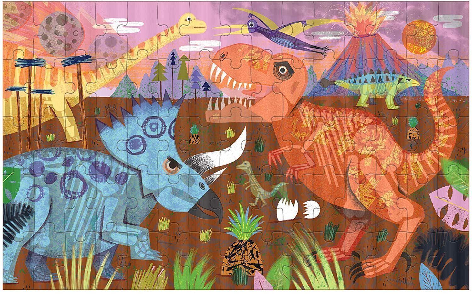 PUZZLE 75PCS LENTICULAR, RUGIDO DE DINOSAURIO-3