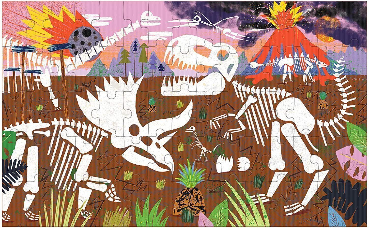 PUZZLE 75PCS LENTICULAR, RUGIDO DE DINOSAURIO-4