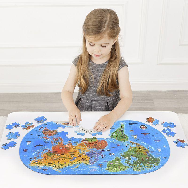 PUZZLE MALETA MI MUNDO 100PCS-3