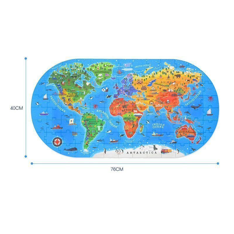PUZZLE MALETA MI MUNDO 100PCS-4