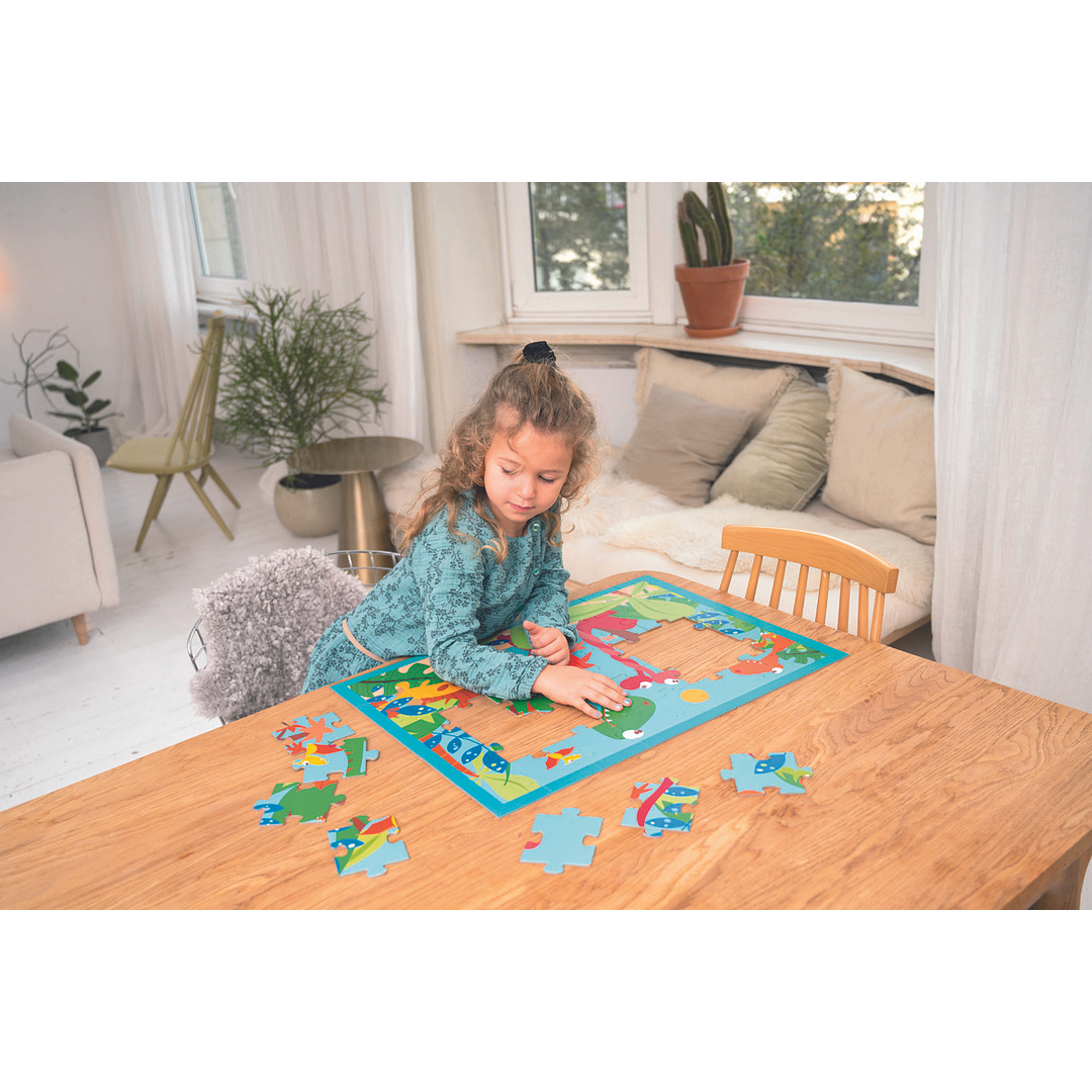 PUZZLE 40PCS, DINOSAURIOS-4