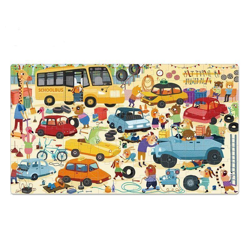 PUZZLE MALETA MI GARAGE 104PCS-0