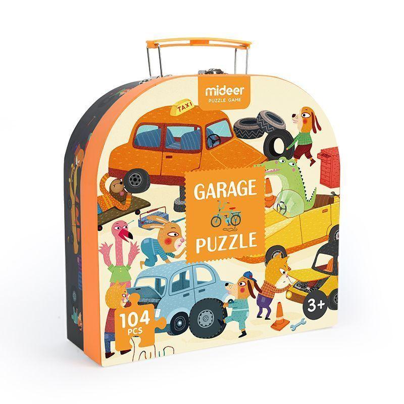 PUZZLE MALETA MI GARAGE 104PCS-1