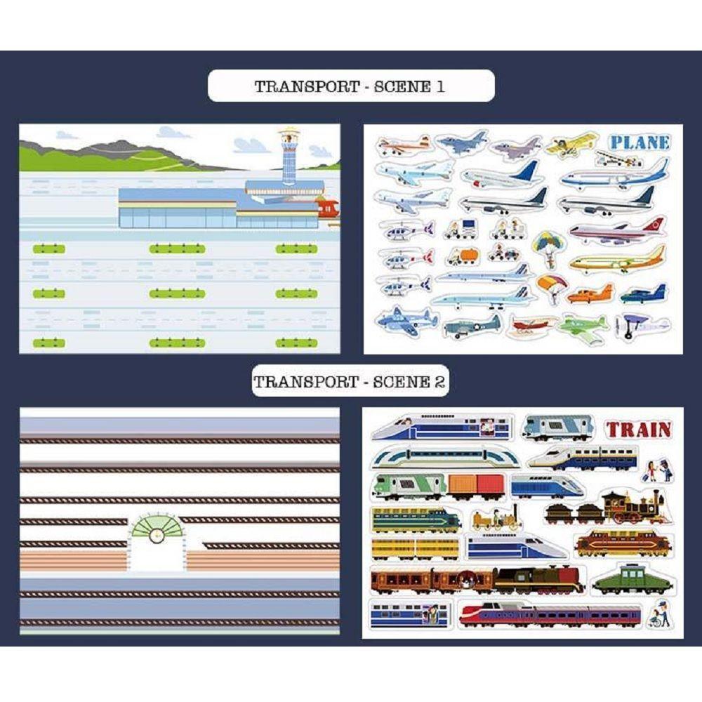SET STICKERS REUTILIZABLES, MEDIOS DE TRANSPORTES-2
