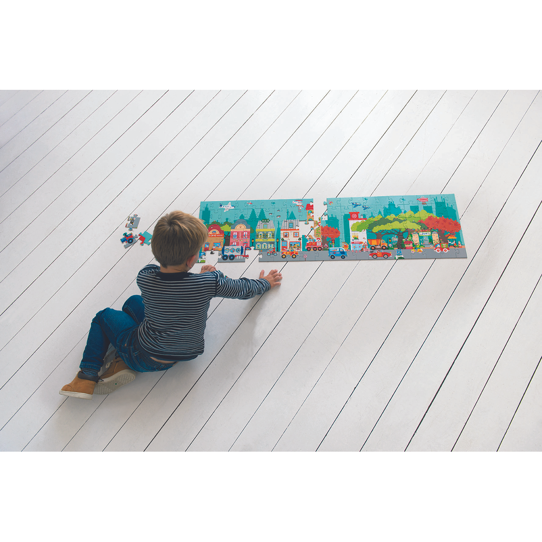 PUZZLE 100PCS DE PISO, CIUDAD-4
