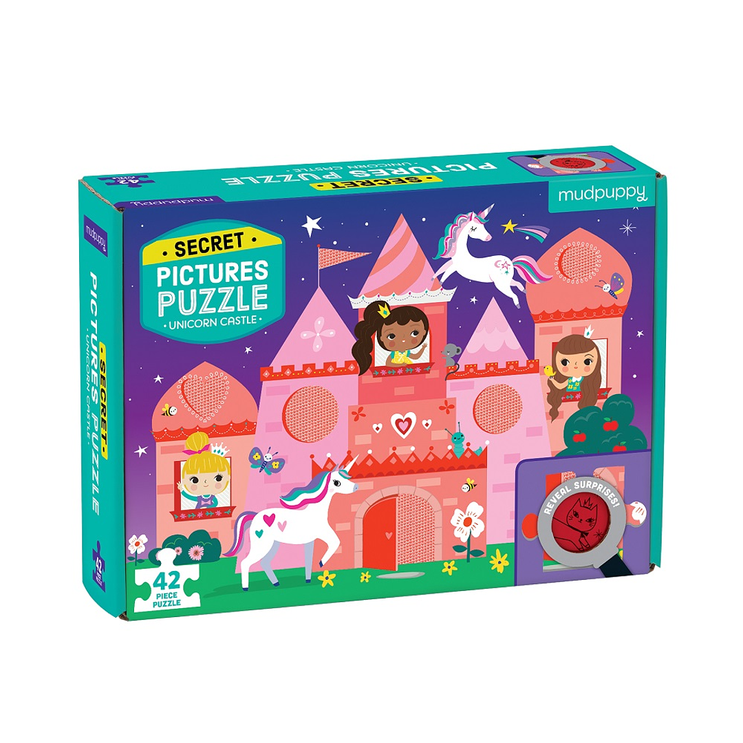 PUZZLE 42PCS DIBUJOS SECRETOS, CASTILLO UNICORNIO-3