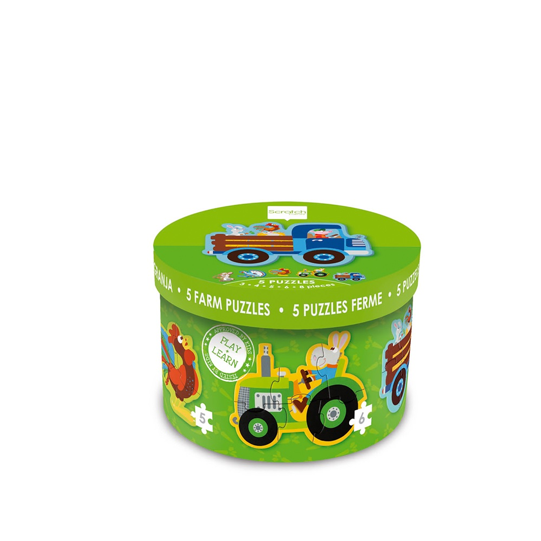 PUZZLE 26PCS PROGRESIVO, GRANJA-1