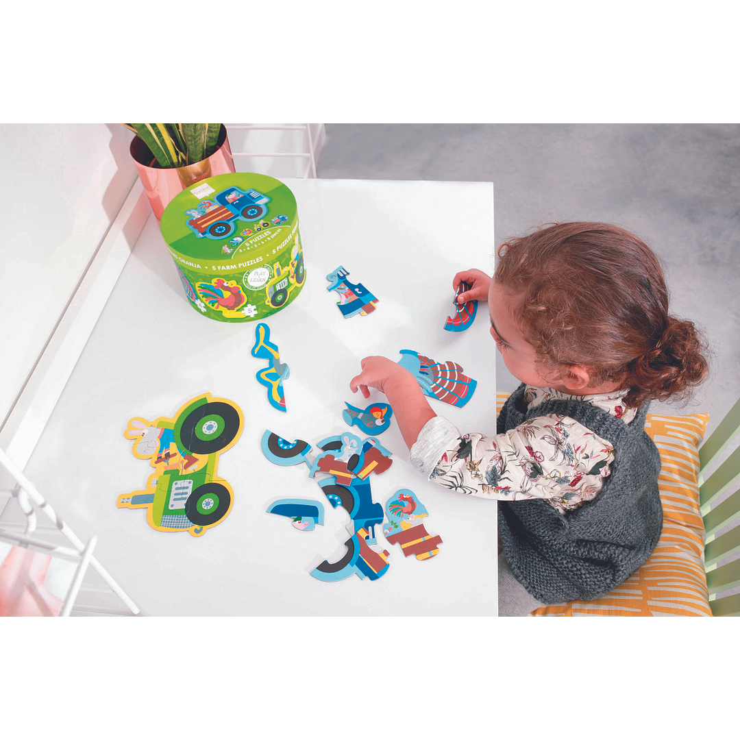 PUZZLE 26PCS PROGRESIVO, GRANJA-5