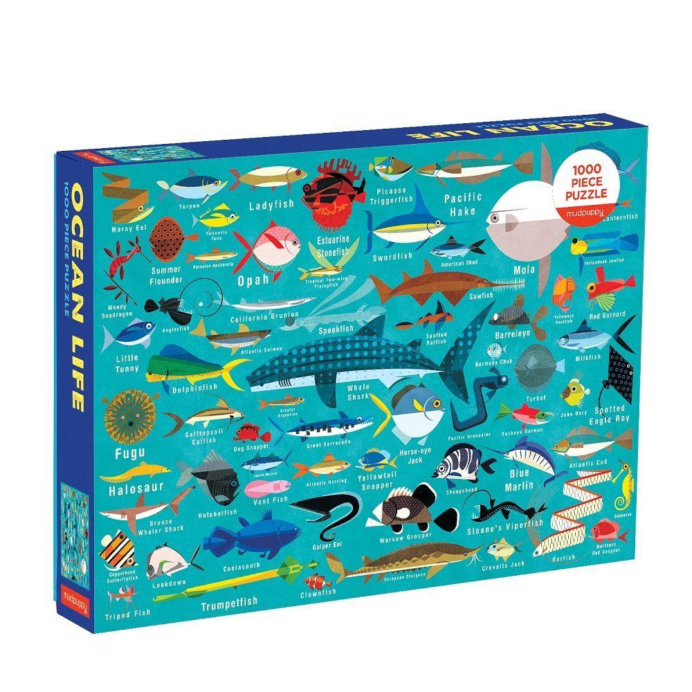 PUZZLE 1000PCS, VIDA DEL OCEANO-2