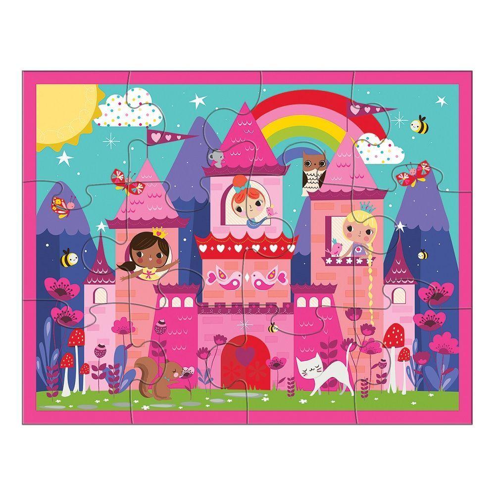 PUZZLE 12PCS EN ESTUCHE, CASTILLO DE PRINCESAS-0