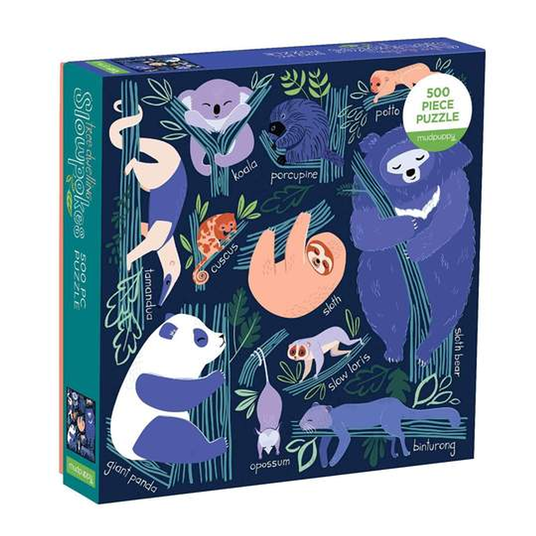 PUZZLE 500 PCS, OSOS PEREZOSOS-2