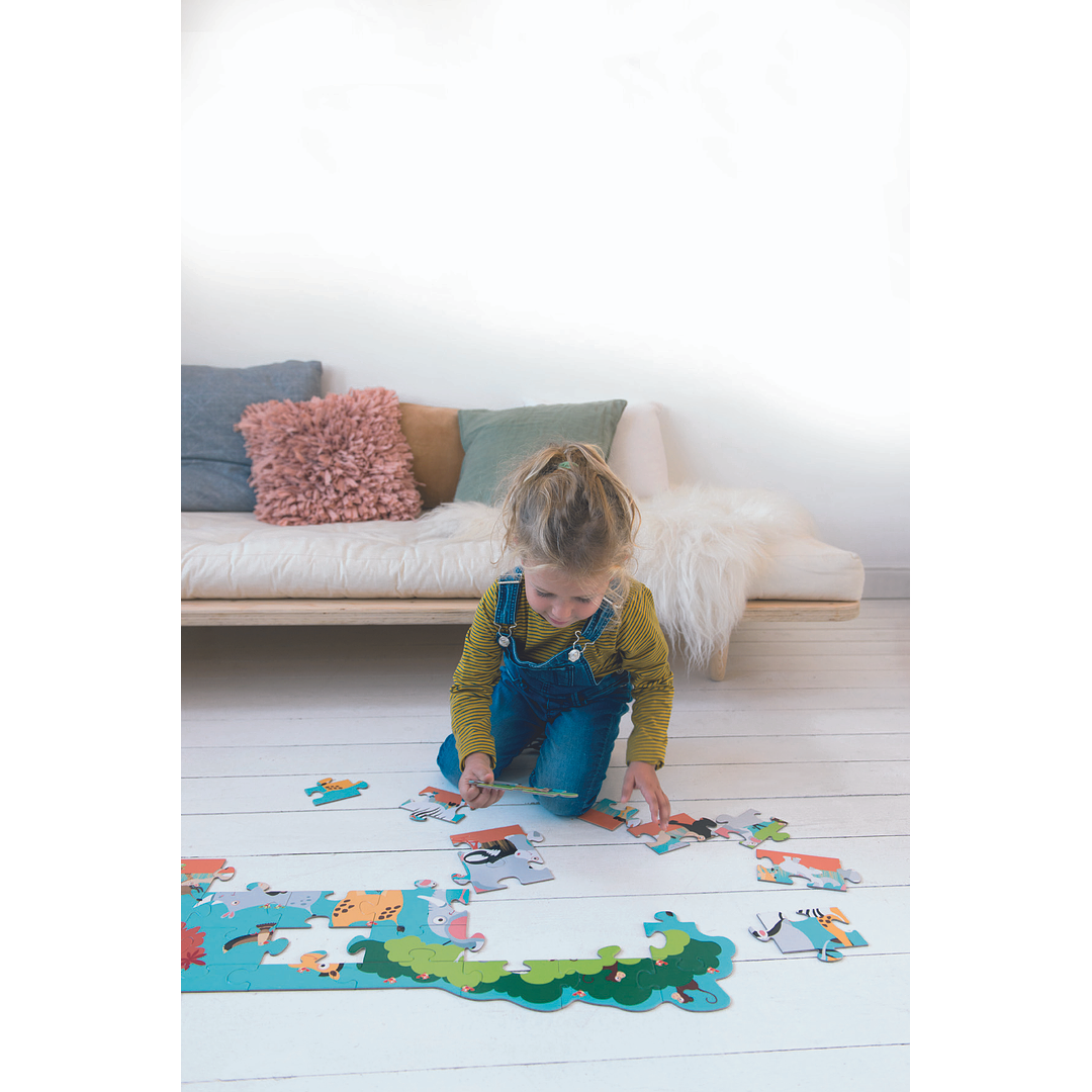PUZZLE 36PCS DE PISO, SAFARI-5