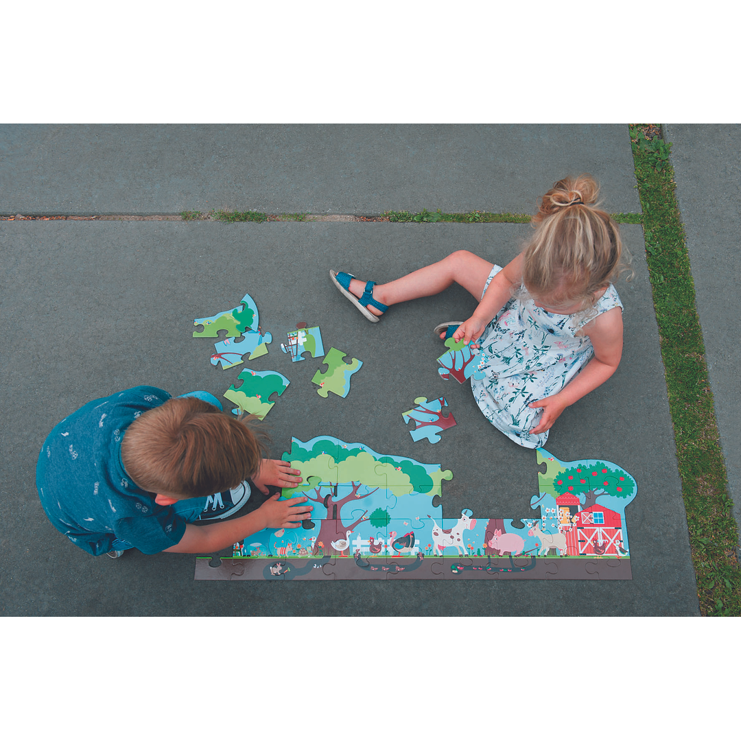 PUZZLE 36PCS DE PISO, GRANJA-4