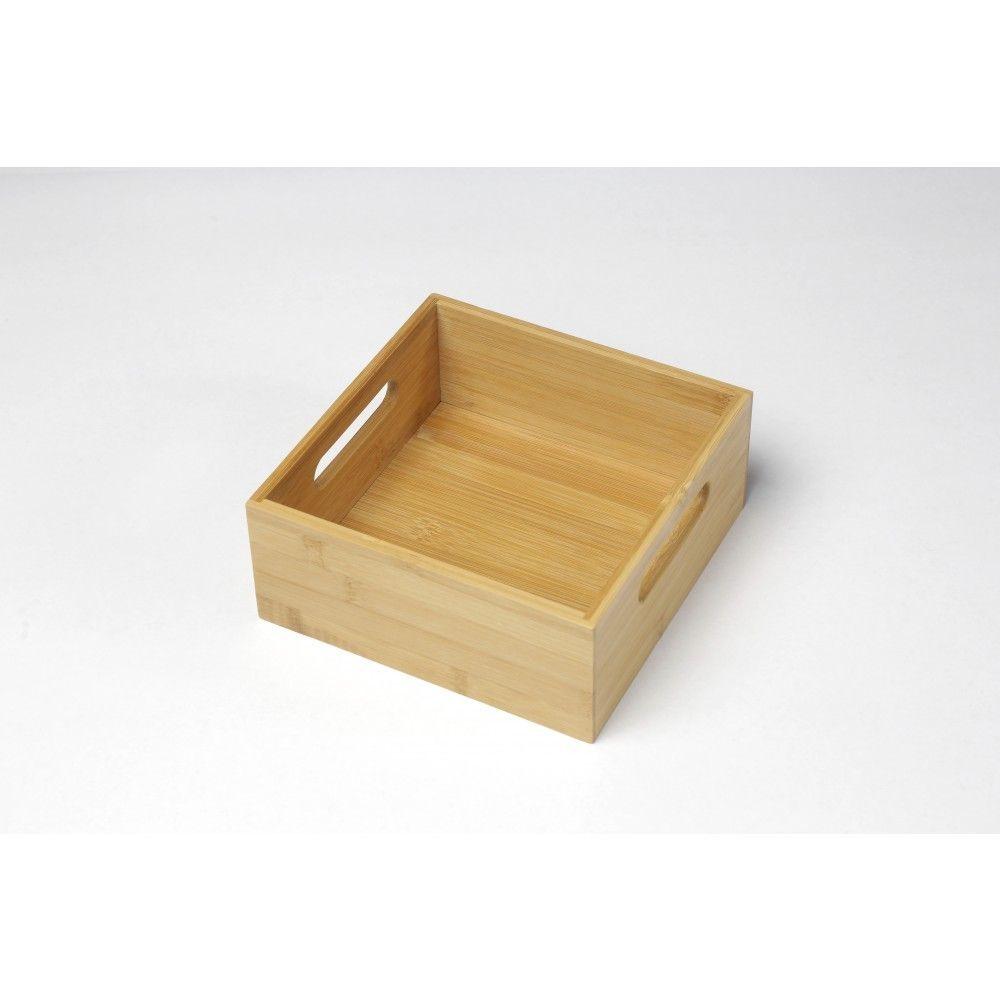 SERVILLETERO BAMBU NATURAL - 20X20X9CM-0
