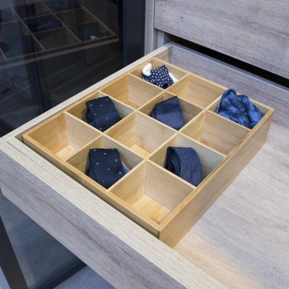 CAJA ORGANIZADORA MULTIPLE BAMBOO 37X30X6CM-3