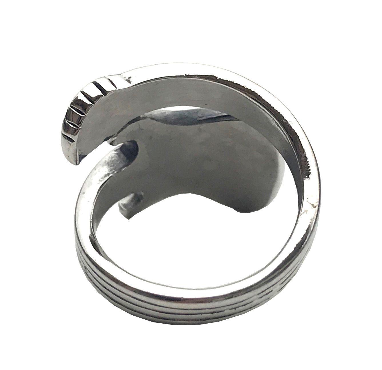 Anillo Aleacion Acero Guitarra Tallada N°6-1