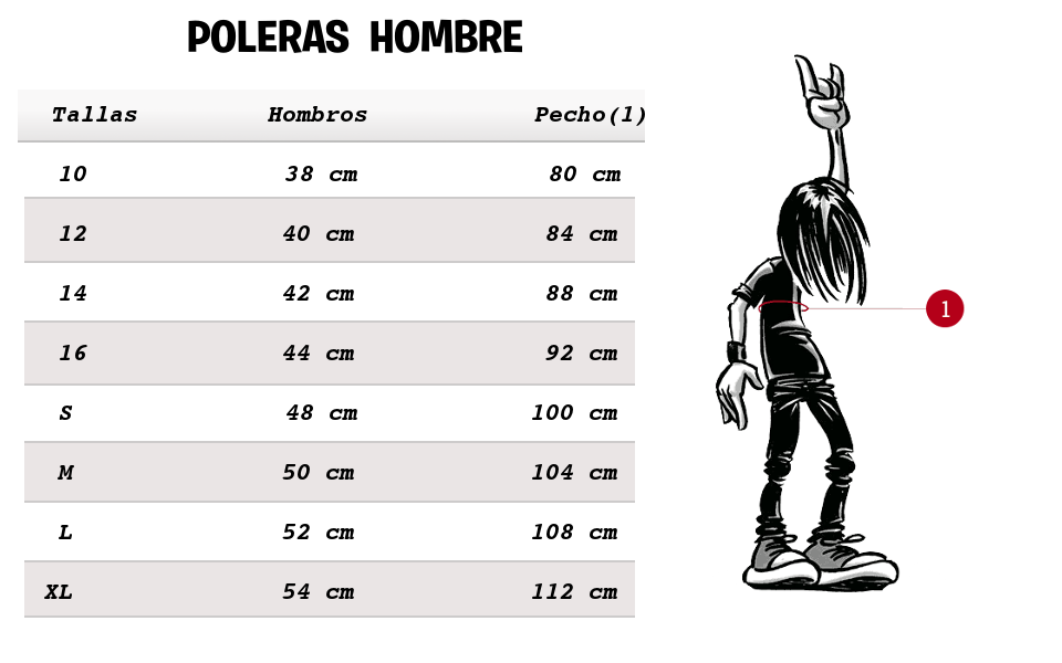 Polera Juvenil Niño Guitarra -3