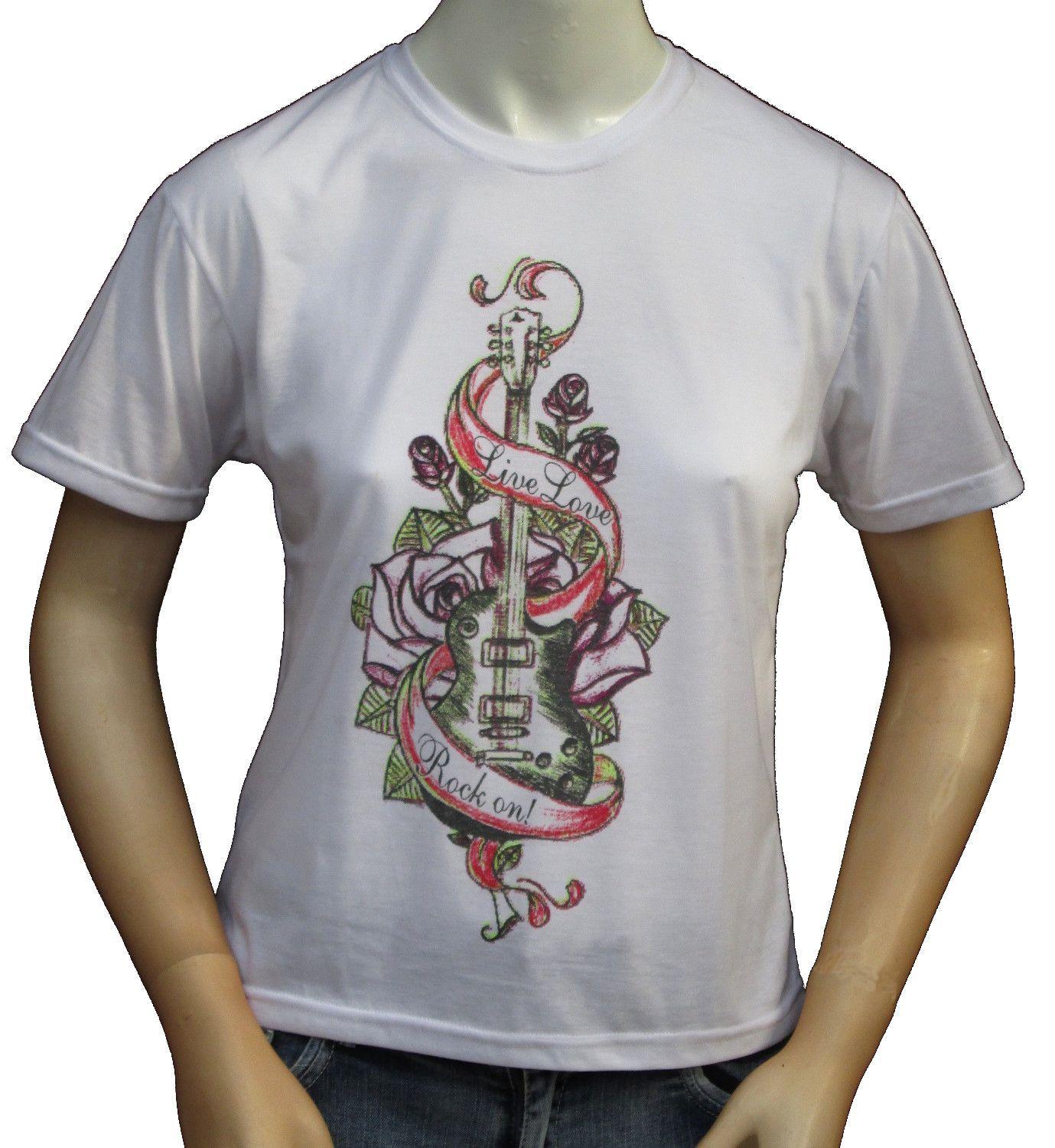 Polera Juvenil Niña Guitarra-0