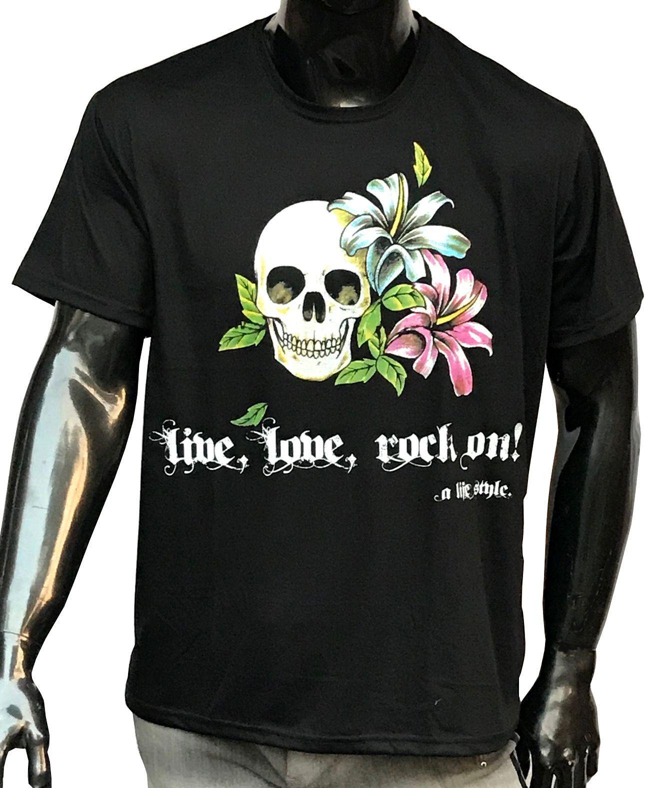 Polera Juvenil Niño Calavera Lili-0