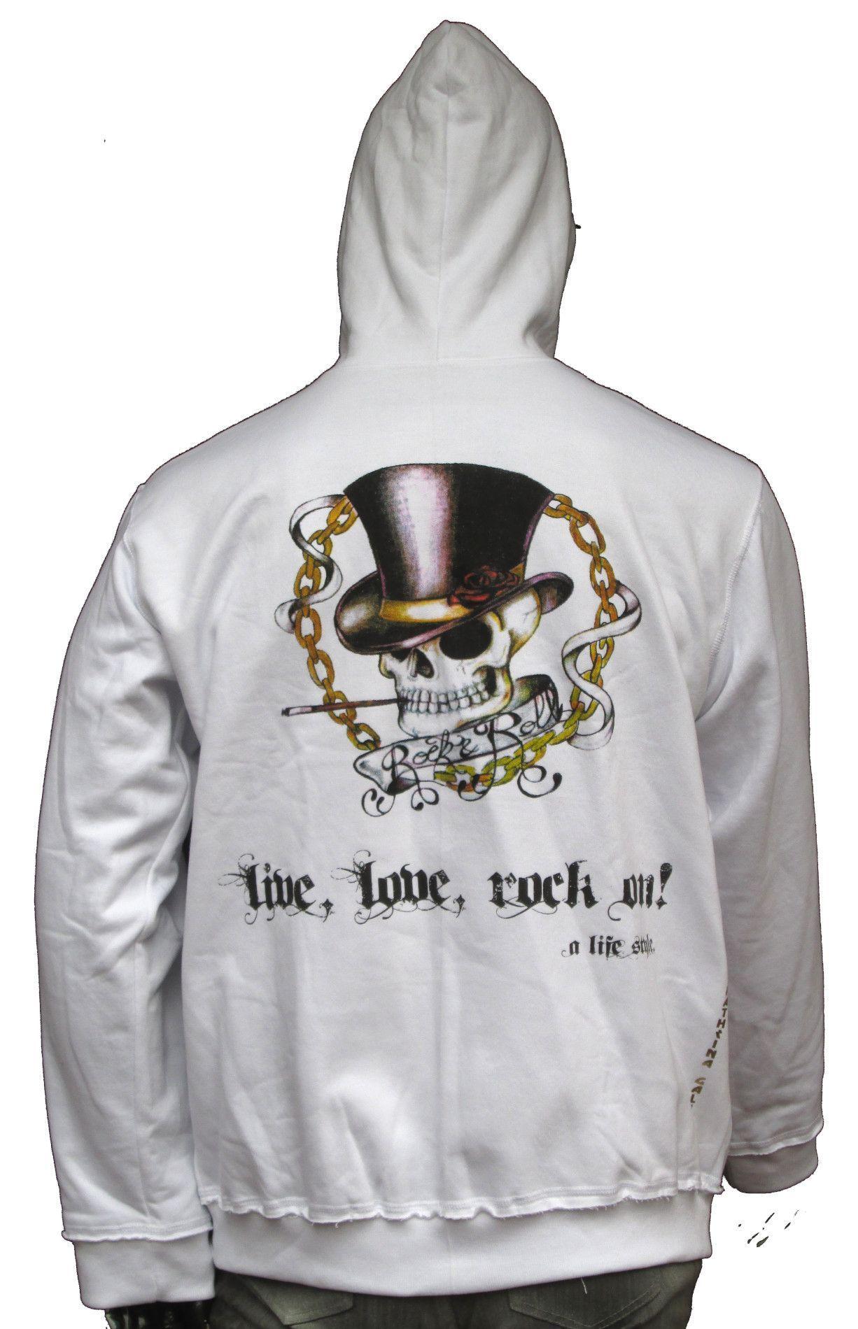 Poleron Hombre Calavera Somb-0