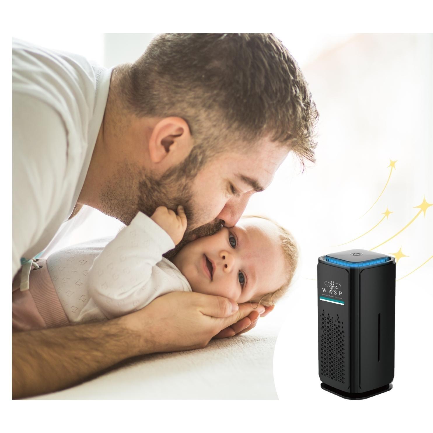 Purificador de aire con filtro hepa, ionizador y luz uv-5