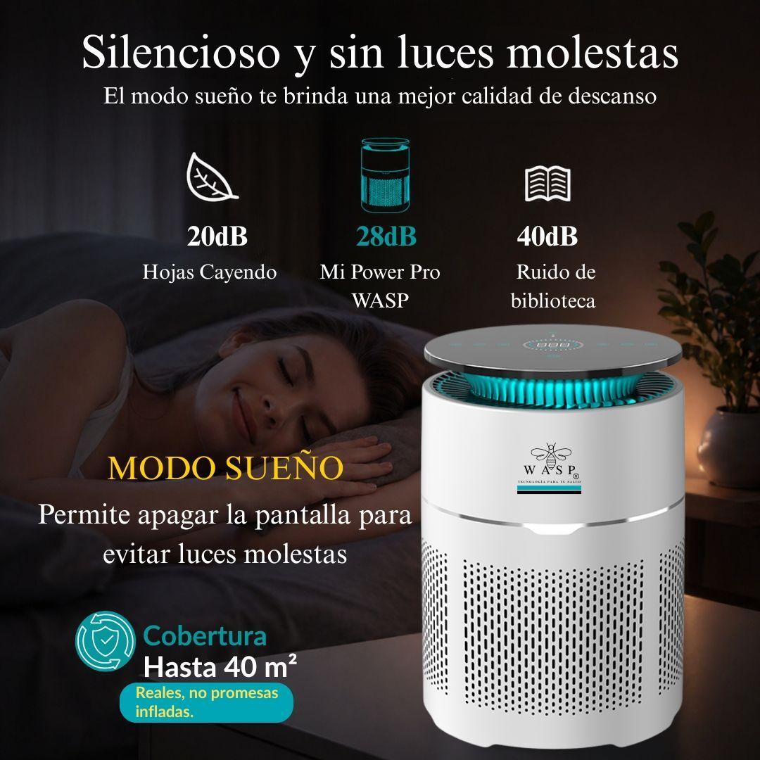 Purificador de Aire inteligente Mi Power Pro 40m2 HEPA H13 Luz UV C-5