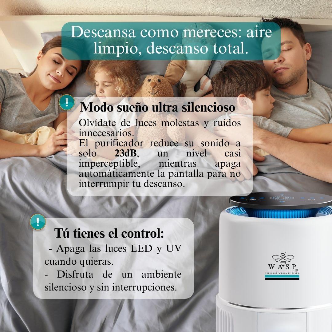 Purificador de Aire Family & Pet Pro - Filtro HEPA H13 4 etapas, Wifi-7