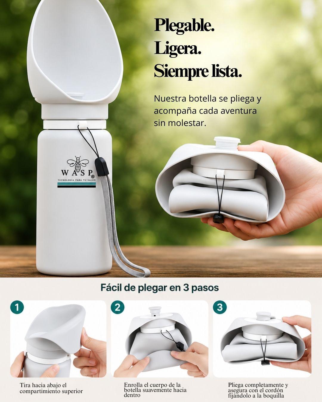 Botella de Agua Plegable para Perros-5