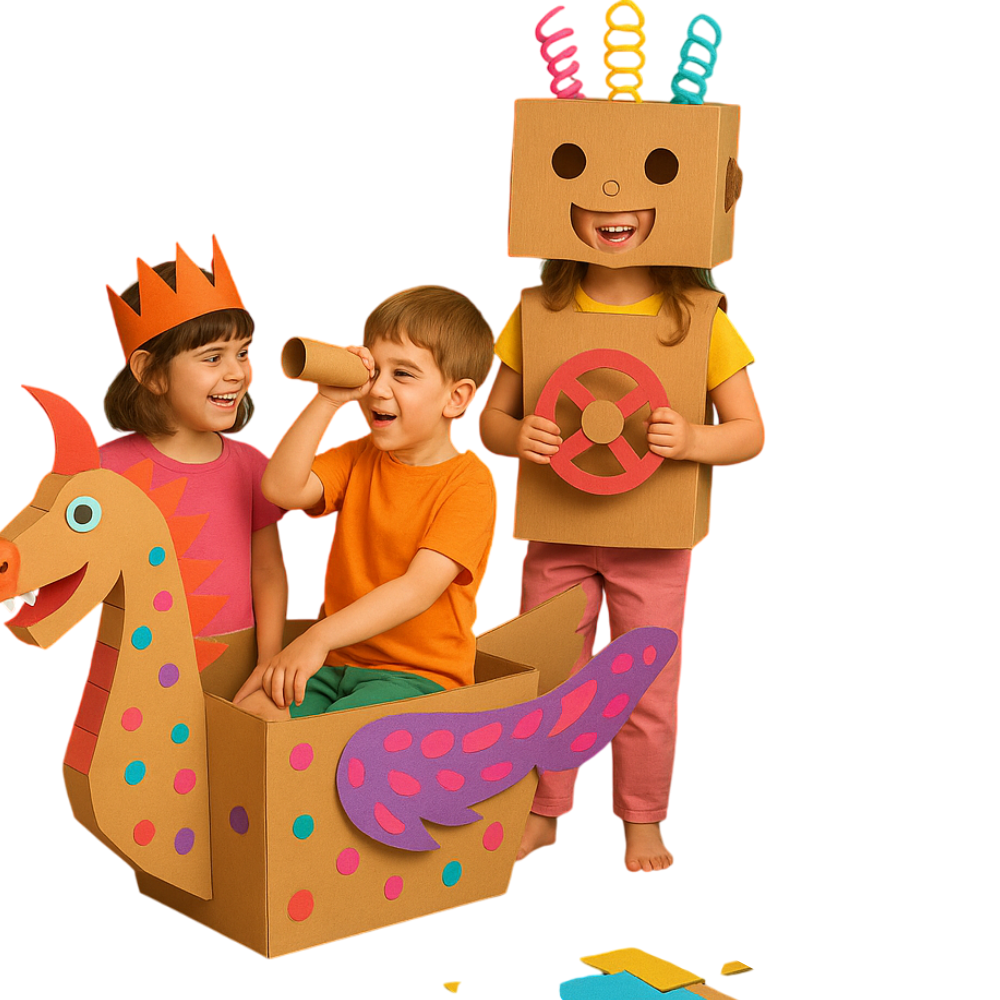 Movic Maker Crea– Herramientas educativas para crear con cartón reciclado | Juego STEM ecológico-5