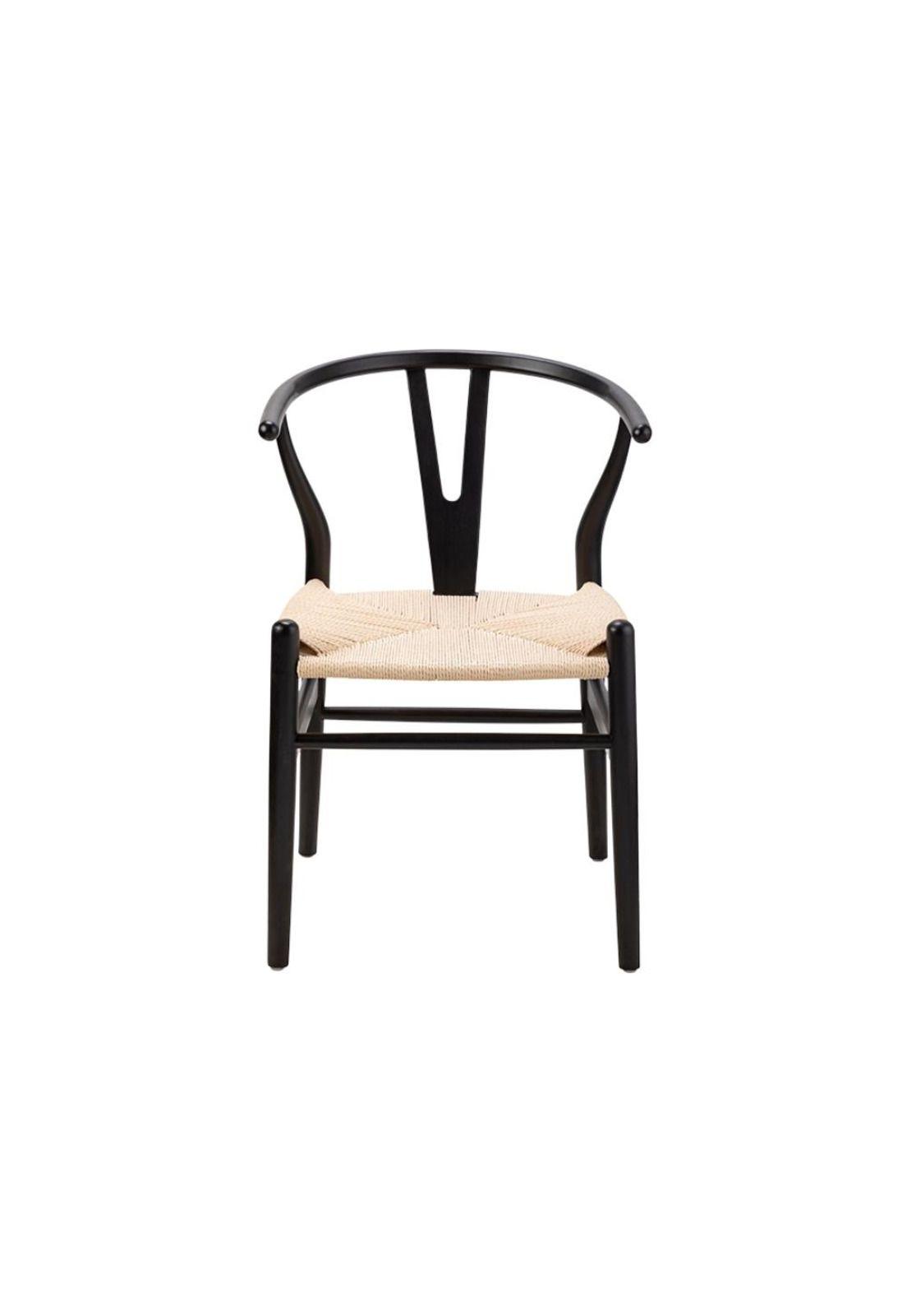 Pack Silla Wishbone Réplica Negro-2