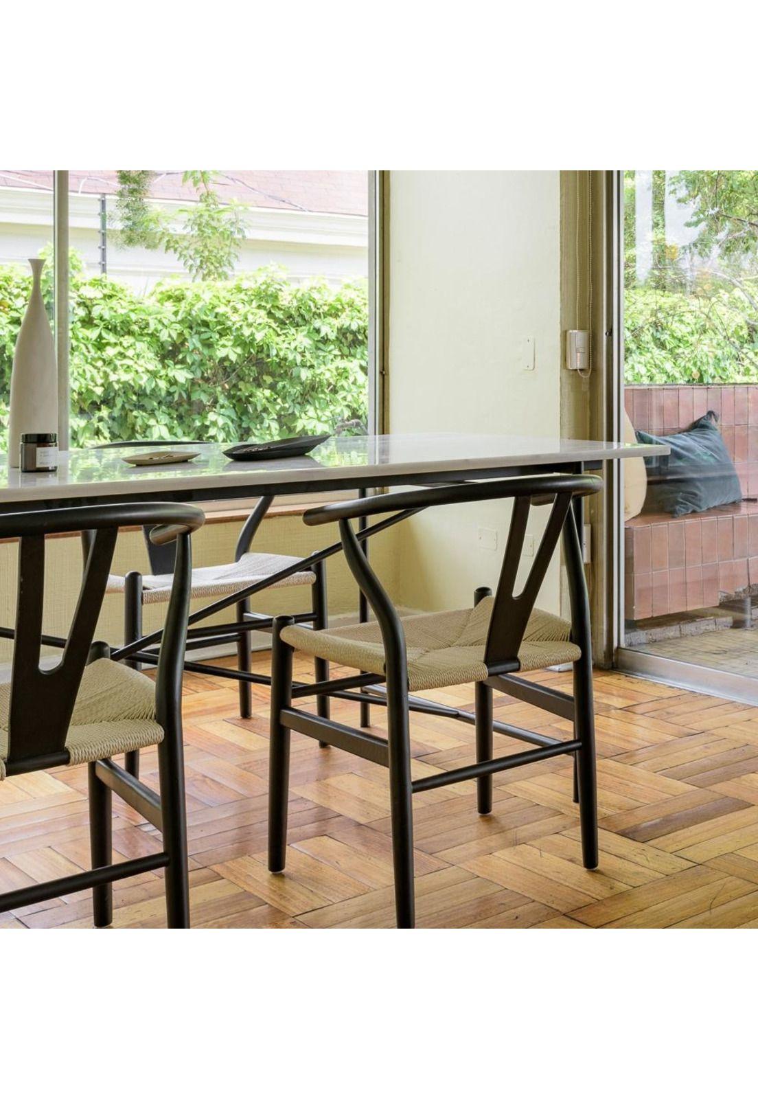 Pack Silla Wishbone Réplica Negro-3