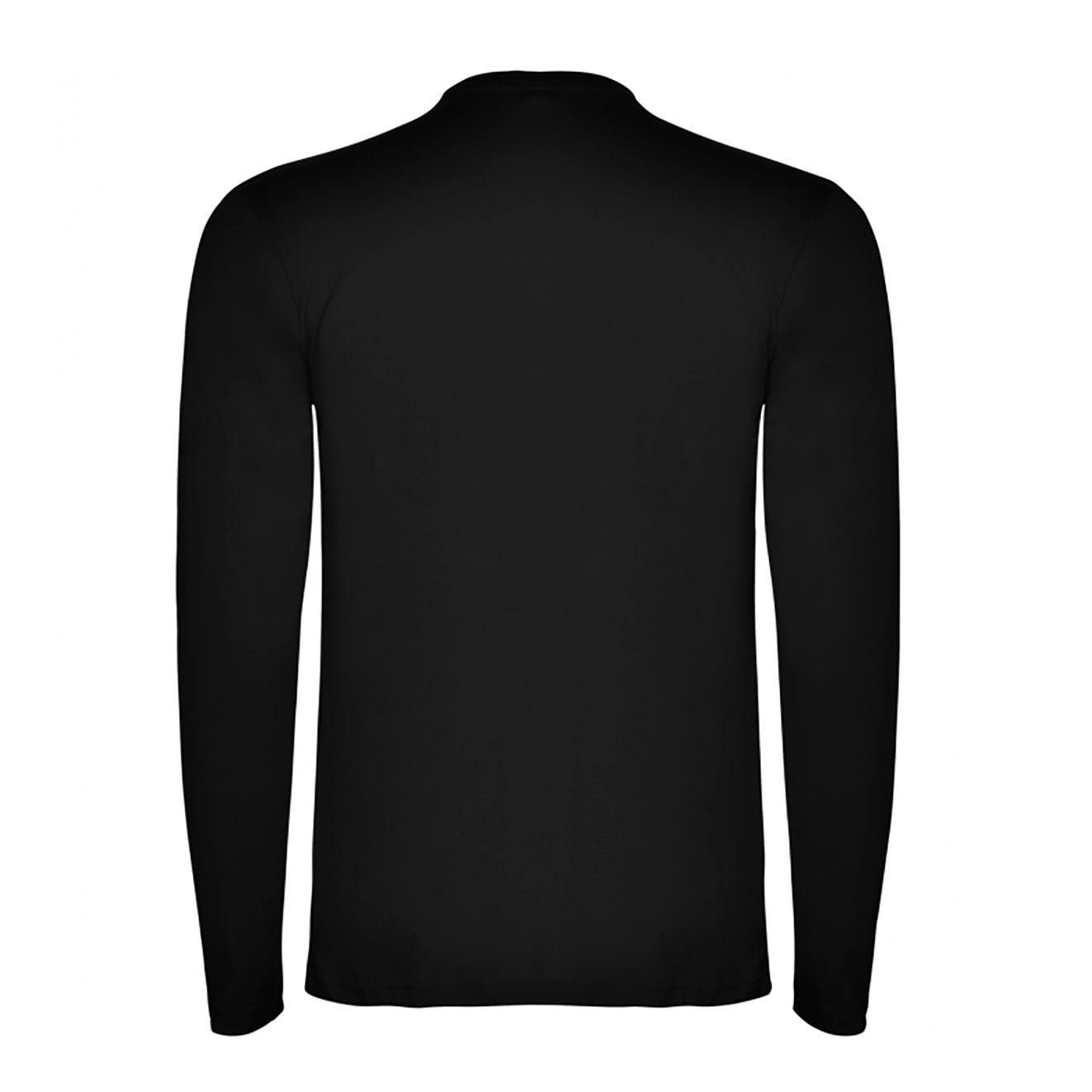 Polera Manga Larga Hombre 100 Algod n-0