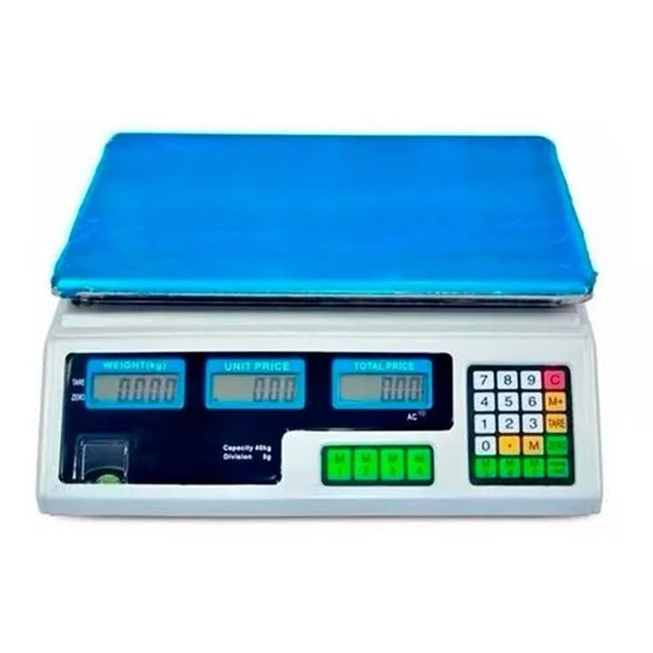 Balanza Pesa Digital 40kg Con Bandeja-1