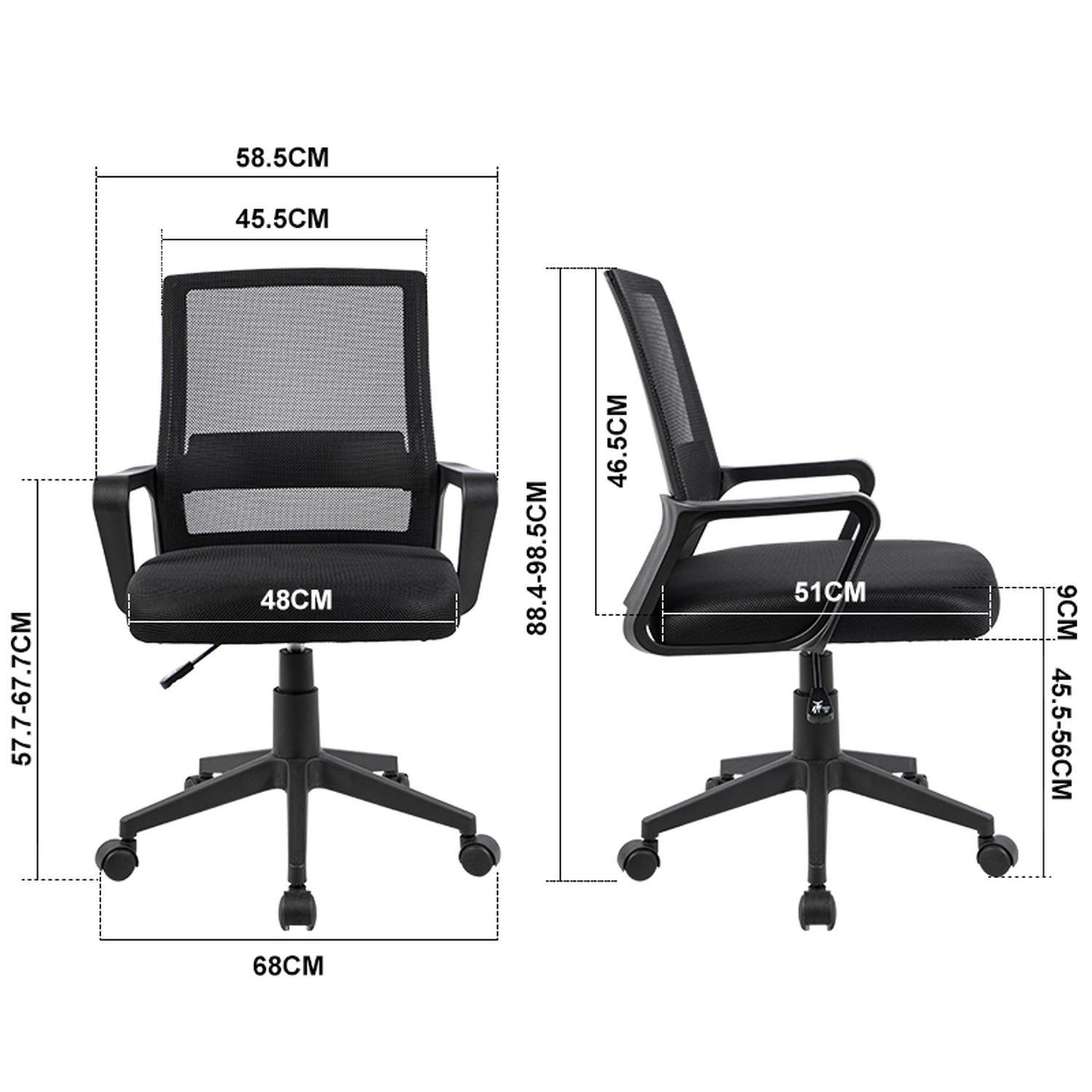 Silla de Oficina Escritorio Krone Helios Negra-8